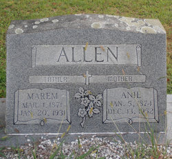 Anie <I>Shipman</I> Allen 