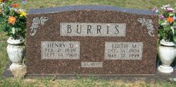 Henry Daniel “Bud” Burris 