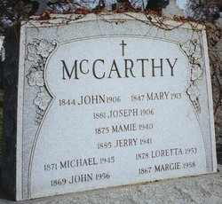 Mary T “Mamie” McCarthy 