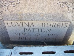 Mary Luvina <I>Burris</I> Patton 