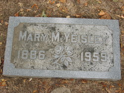 Mary M <I>Tussey</I> Yeisley 
