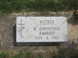 Mother Mary Annuntiata Ambrosy 