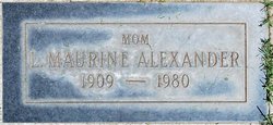 Lela Maurine <I>Miller</I> Alexander 