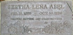 Bertha Lena <I>Ford</I> Abel 