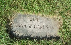 Anna W. <I>Nelson</I> Carlson 