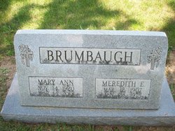 Mary Ann <I>Raynes</I> Brumbaugh 