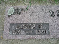 Agnes O <I>Lindberg</I> Benson 