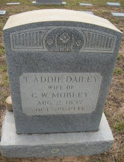 Thursa Addie <I>Dailey</I> Mobley 