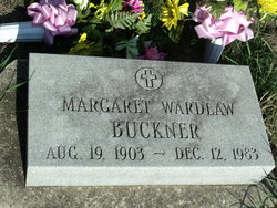 Margaret Wilkinson <I>Wardlaw</I> Buckner 
