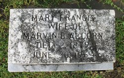 Mary Adaline Frances <I>Woods</I> Alcorn 