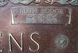 Ruth Lucille <I>Lodge</I> Behrens 