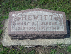 Mary Elizabeth <I>Hewett</I> Hewitt 