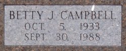 Betty J <I>Purcell</I> Campbell 