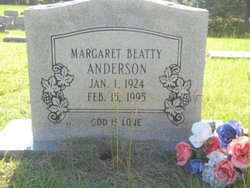 Margaret <I>Beatty</I> Anderson 
