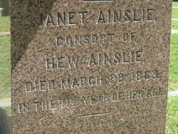 Janet <I>Ainslie</I> Ainslie 