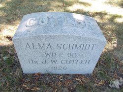 Alma <I>Schmidt</I> Cutler 