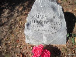 Mary Boyd <I>Kennedy</I> Thomlinson 