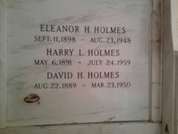 Eleanor <I>Hunter</I> Holmes 