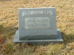 Minnie Myrtle <I>Harwood</I> Allison 
