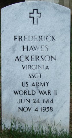 SSGT Frederick Hawes Ackerson 