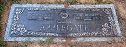 Jane Isabel <I>Gossett</I> Applegate 