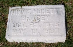 Minnie Monette <I>Sauls</I> Bracey 