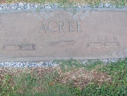 Grace W Acree 