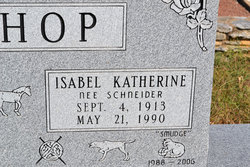 Isabel Katherine <I>Schneider</I> Bishop 