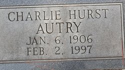 Charlie Hurst Autry 