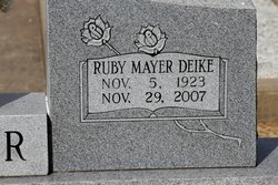 Ruby Annie Mayer <I>Birck</I> Deike 