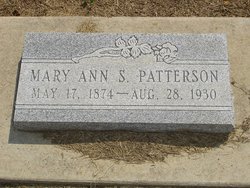 Mary Ann Savanah <I>Sitton</I> Patterson 
