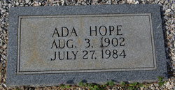 Ada Azalle <I>Hope</I> Castleberry 