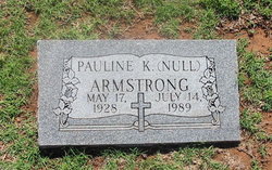 Pauline Katherine <I>Null</I> Armstrong 
