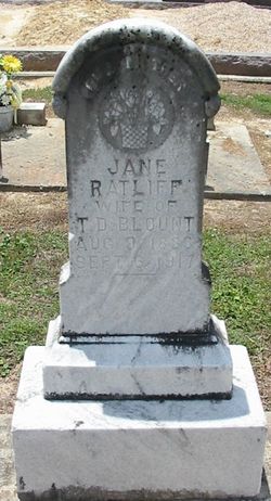 Jane <I>Ratcliff</I> Blount 