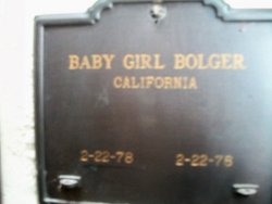 Infant Girl Bolger 