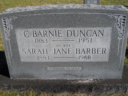 Sarah Jane <I>Barber</I> Duncan 