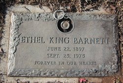 Ethel <I>King</I> Barnett 