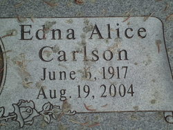 Edna Alice Carlson 