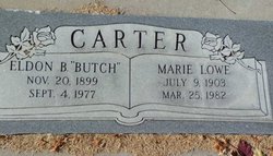 Marie <I>Lowe</I> Carter 