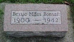 Bessie S. <I>Miles</I> Bonsall 