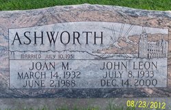 Joan <I>Marshall</I> Ashworth 