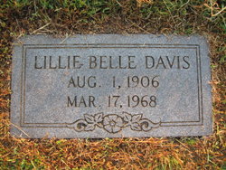Lillie Belle <I>Helms</I> Davis 