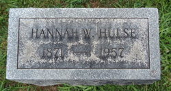 Hannah W <I>Yard</I> Hulse 