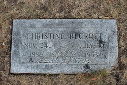Christine <I>Petersen</I> Recroft 
