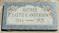 Hattie Rebecca <I>Reasoner</I> Anderson 