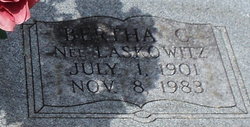 Bertha C. <I>Laskowitz</I> Grob 