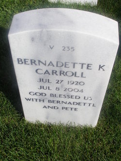 Bernadette K <I>Martin</I> Carroll 
