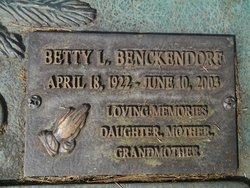 Betty Lucille <I>Brassfield</I> Benckendorf 
