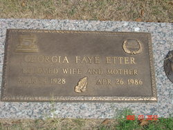 Georgia Faye <I>Hutson</I> Etter 