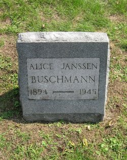 Alice <I>Janssen</I> Buschmann 